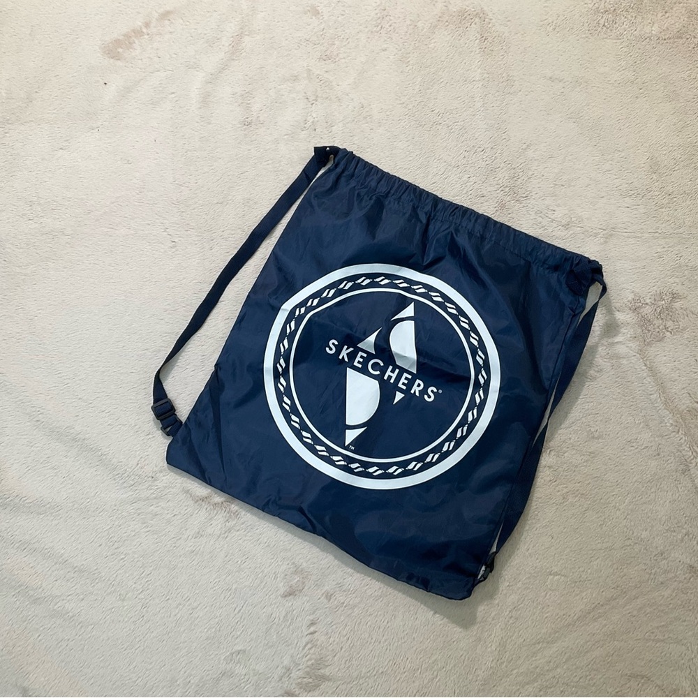 Skechers Navy Drawstring Bag